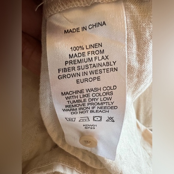 Quince Linen Dress size small - Picture 10 of 10